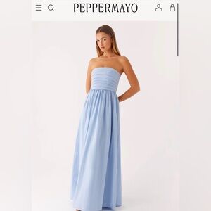 NWT Peppermayo Size 2- Tamia Maxi Dress - Blue